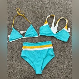 L Space bikini set. New without Tags. Tops are large. Bottoms are medium.